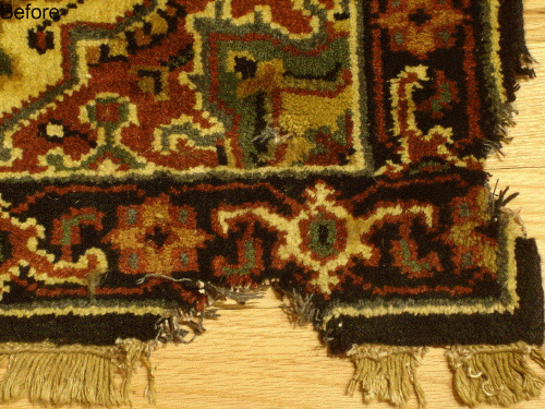 oriental rug repair